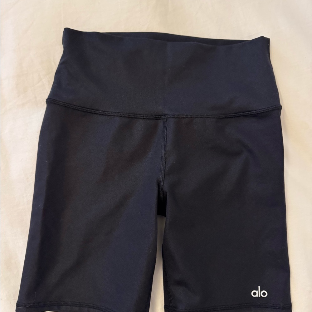 ALO Yoga Black High-Waist Bike Shorts